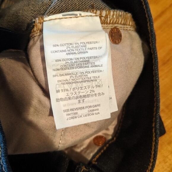 J. Crew Lookout High Rise Skinny Resin Wash sz 24 - Picture 8 of 8